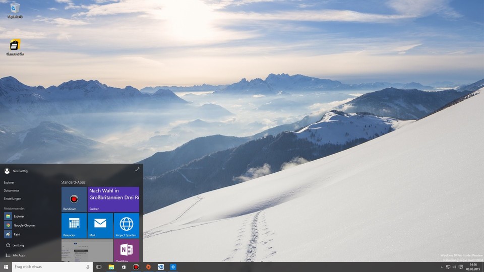 Windows 10 wird ein Jahr als kostenloses Upgrade angeboten.
