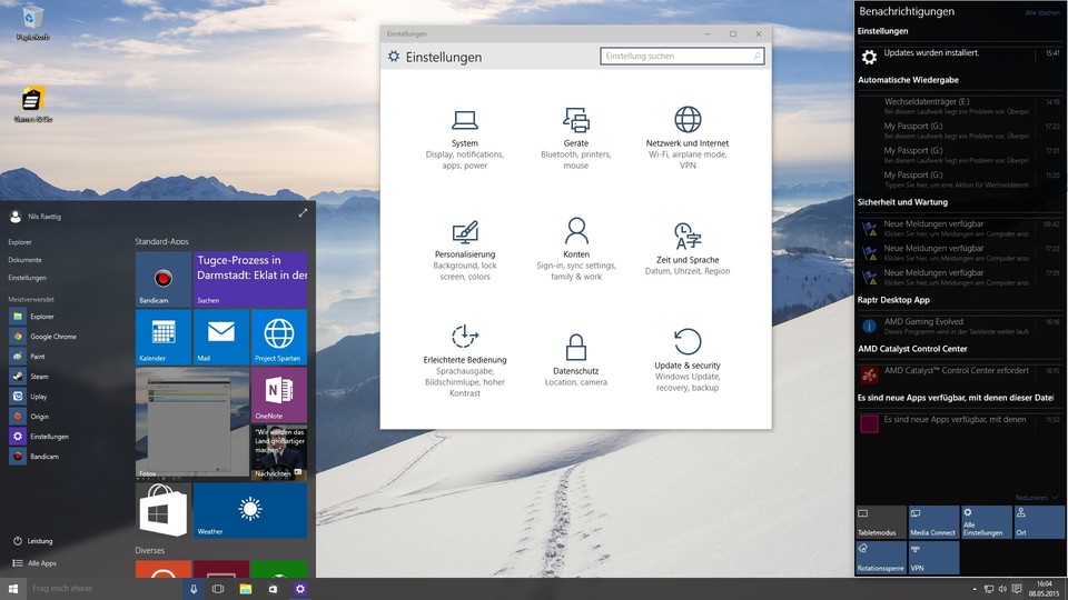 Windows 10 soll keine »fortlaufende Gebühr« kosten.