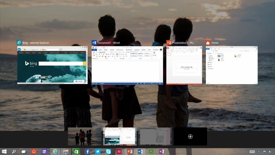 Windows 10 bietet durch virtuelle Desktops und Task View eine bessere Übersicht über laufende Programme und Dateien.