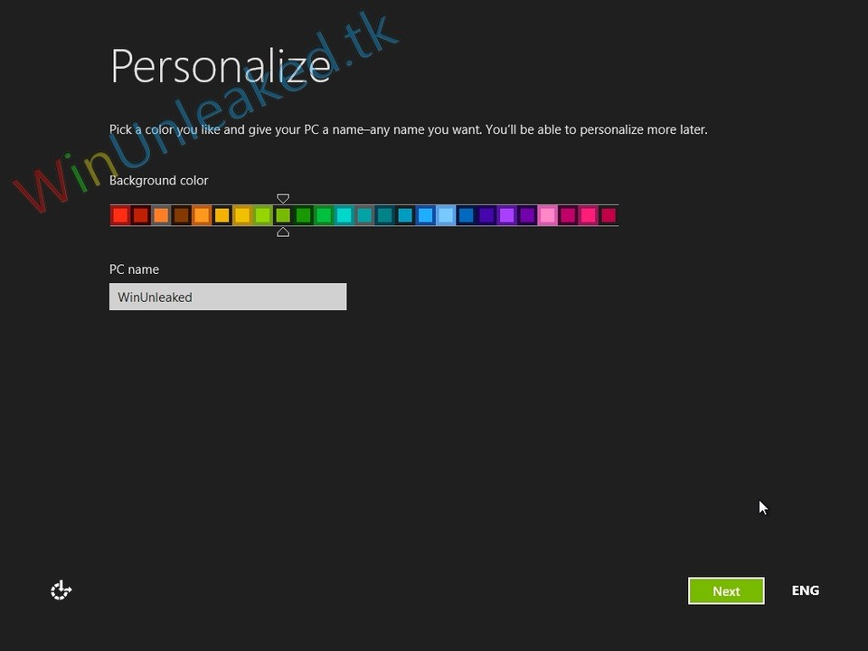 Neue Farbeinstellungen für Windows 8