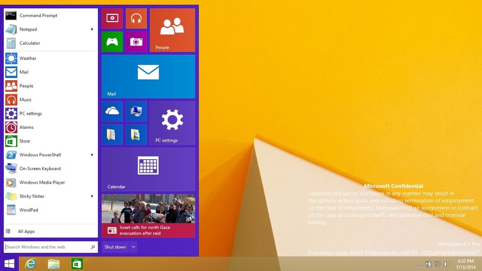 Gegen Ende September wird Microsoft wohl eine erste Vorschau-Version von Windows 9 veröffentlichen.