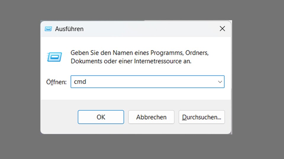 Über »Ausführen« lässt sich unter Windows 11 das Terminal starten, das die alte Eingabeaufforderung bzw. Windows PowerShell abgelöst hat.