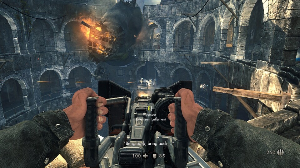 In Wolfenstein: The New Order Hat Bethesda nicht nur Hakenkreuze und andere NS-Symbole, sondern auch alle Verweise auf Hitler und sogar das Wort »Nazis« entfernt. Stattdessen ist vom »Regime« die Rede.