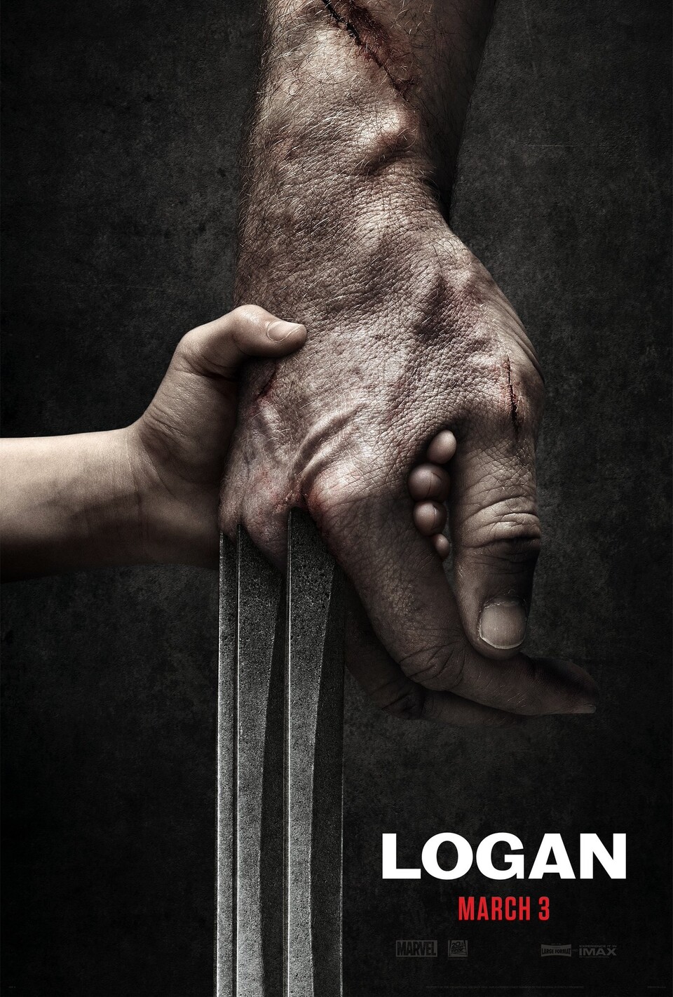 Poster zum dritten Wolverine-Film Logan.