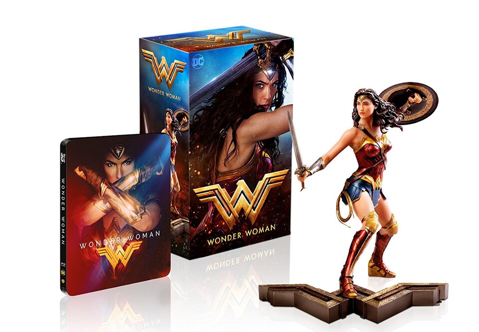 Wonder Woman - Ultimate Collector's Edition mit Steelbook und einer Action-Figur.