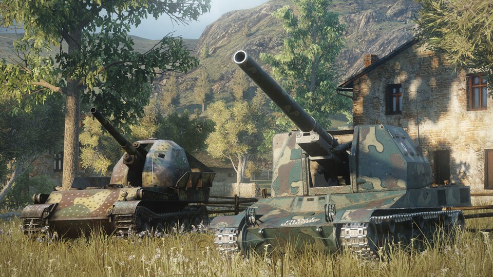 Nur zwei Panzer auf einem Fleck? Das dürfte im neuen Spielmodus »Großgefechte» seltener vorkommen.