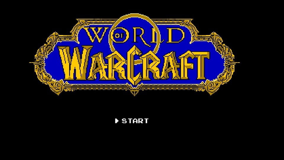 World of Warcraft auf dem NES: So sähe es aus.