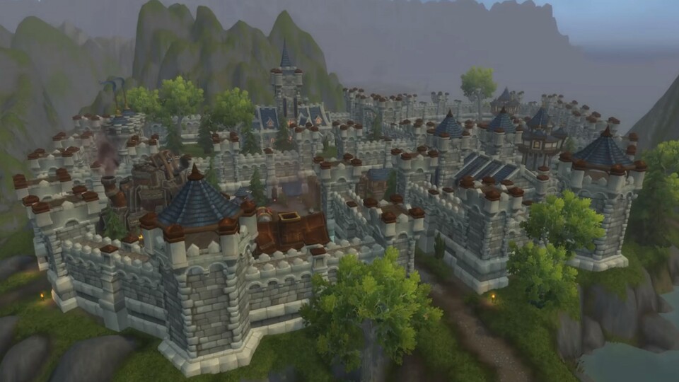 In World of Warcraft: Battle for Azeroth erstrahlt die Burg Stromgarde in neuem Glanz. 