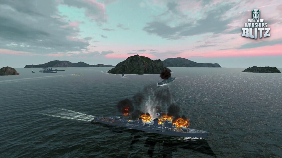 World of Warships Blitz bringt die hitzigen Seeschlachten von WoWs auf Smartphones und Tablets.