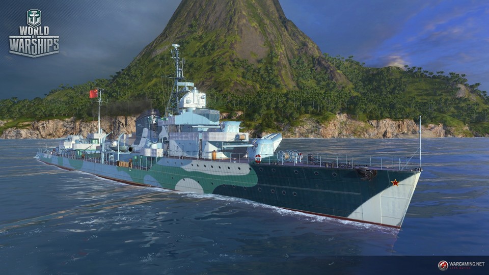 Update 0.5.2.3 für World of Warships fügt dem Spiel einige Pan-Asiatische Premiumschiffe hinzu.