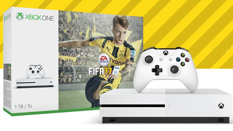 Xbox One S FIFA 17 Bundle (500GB oder 1TB)