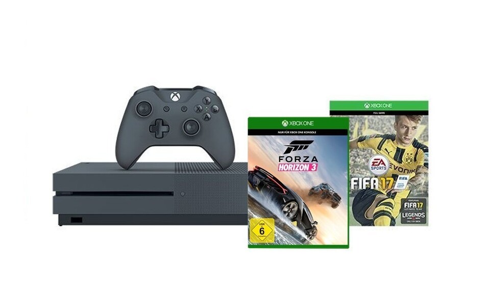 Die Xbox One S 500 GB mit FIFA 17 und Forza Horizon 3 kostet bei Amazon in den Tagesangeboten nur 249€.