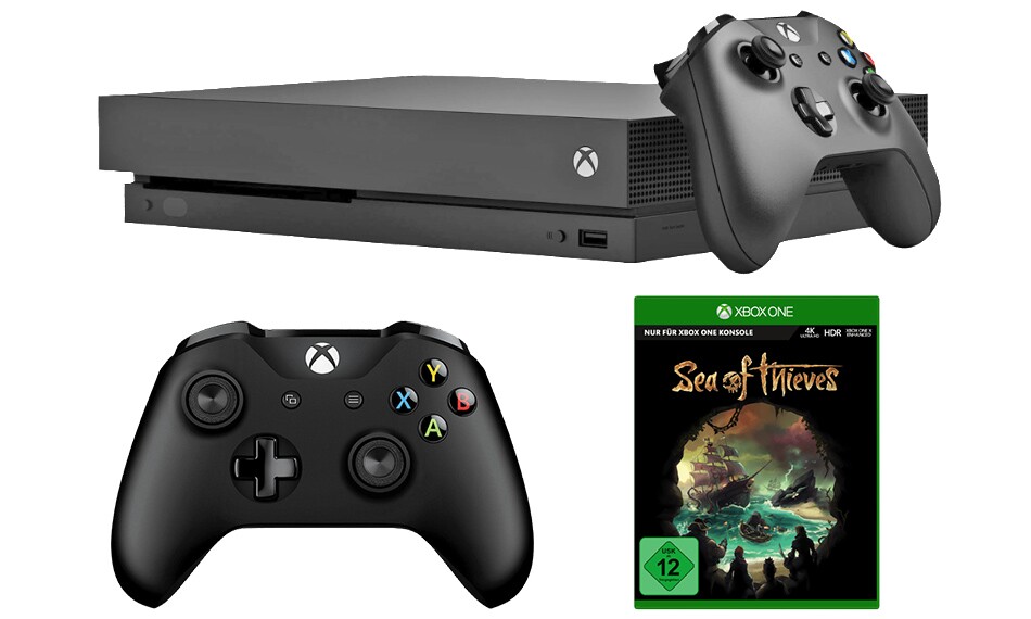 DAs Xbox One X Bundle bei Saturn verspricht viele Stunden Spielspaß und dank zweitem Controller glückliche Mitspieler im eigenen Wohnzimmer.