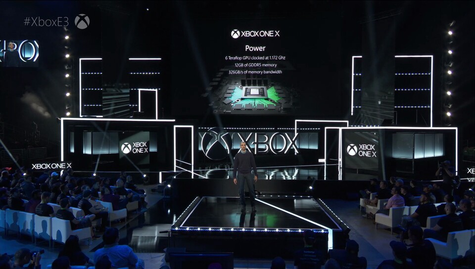 Die wenigen technischen Details, über die Microsoft auf seiner E3-Pressekonferenz gesprochen hat, waren spätestens seit den ausführlichen Enthüllungen durch Eurogamer Anfang Apri 2017 weitgehend bekannt.