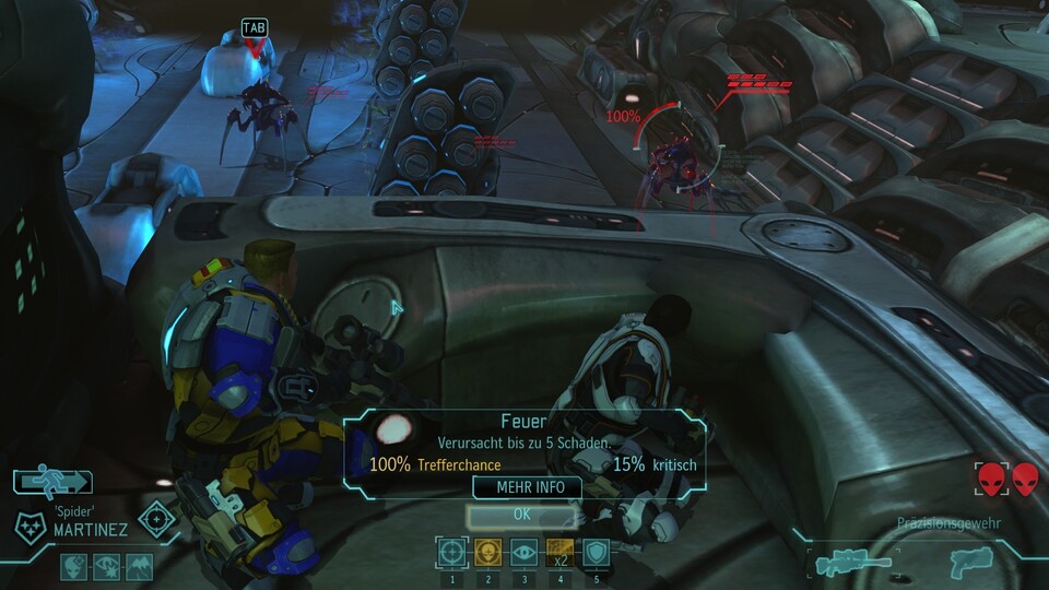 Das Interface-Design von XCOM: Enemy Unknown und Space Hulk sehen sich sehr ähnlich. Zufall?