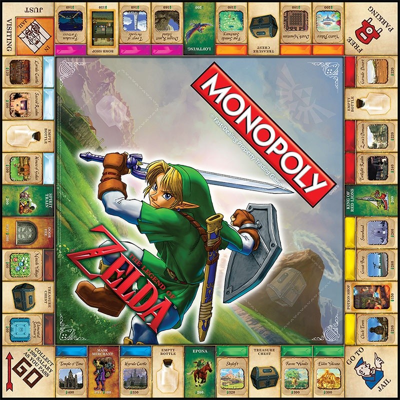 Das Brettspiel Monopoly erscheint im September in den USA in einer Zelda-Fassung. Ob es die Brettspielumsetzung auch nach Europa schafft, ist derzeit noch unklar.