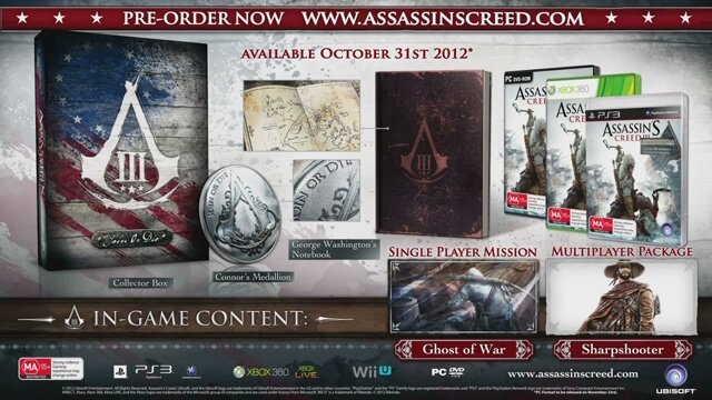 Assassins Creed 3 - Offizielles Unboking-Video zur Join-or-Die-Edition