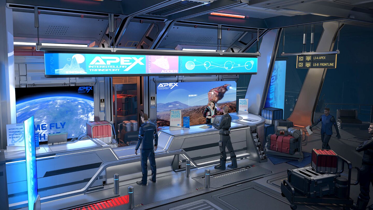 Elite: Odyssey zeigt im Trailer detaillierte Raumhäfen + Siedlungen voller NPCs