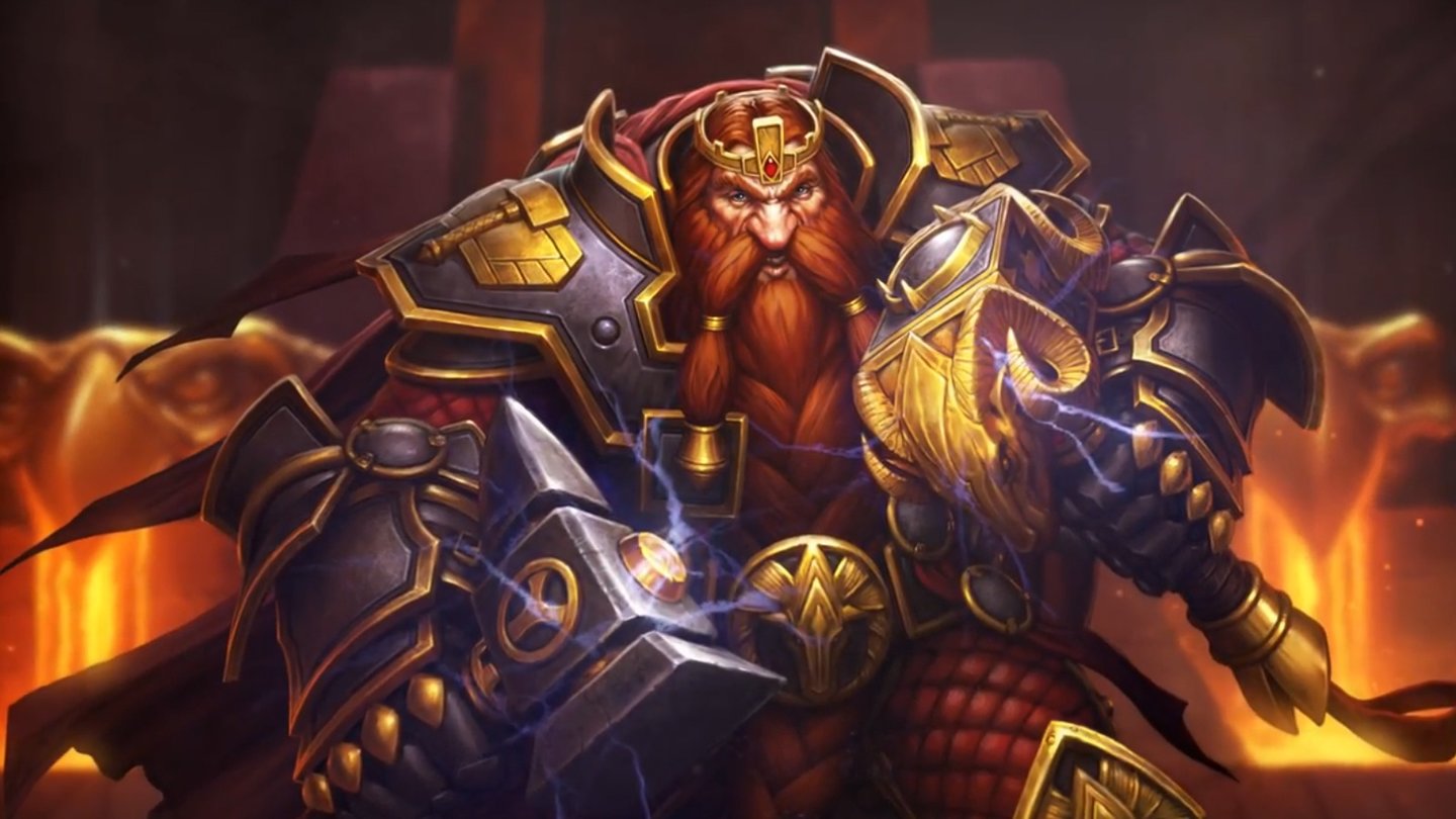 Hearthstone: Heroes of Warcraft - Trailer stellt den Helden Magni Bronzebart vor