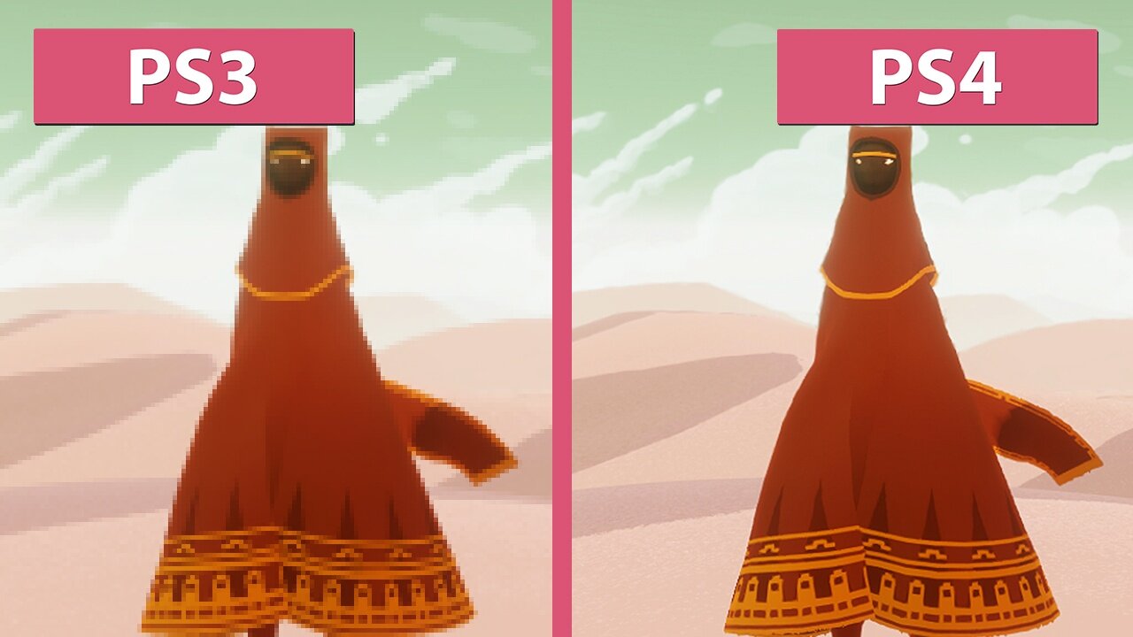 Journey - Grafikvergleich: PS3 gegen PS4