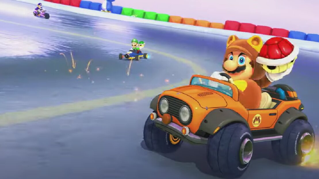 Mario Kart 8 Deluxe - Alle Schneestrecken im Trailer