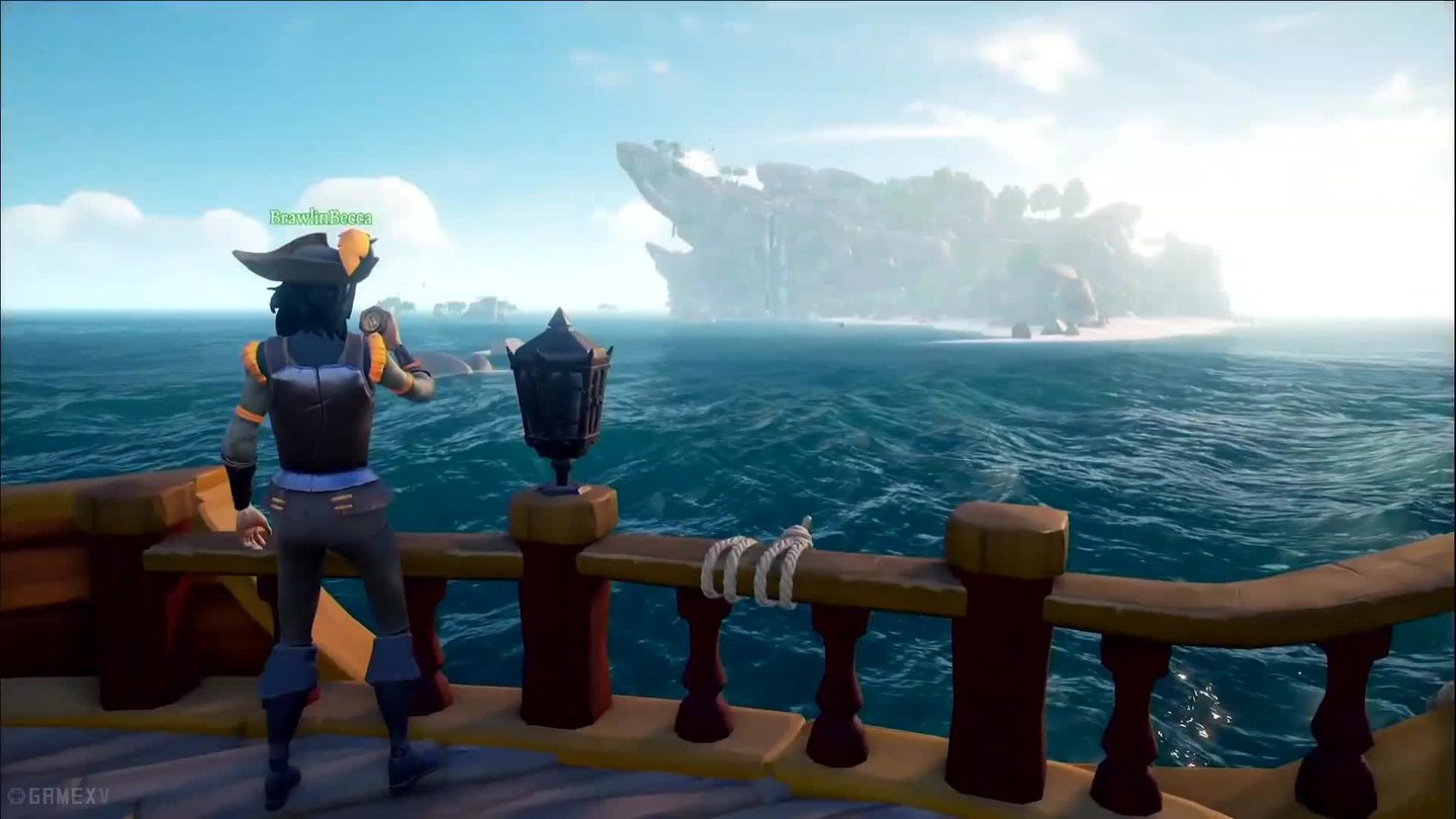 Sea of Thieves - Gameplay-Trailer zeigt Schätze, Seeschlachten + Haie