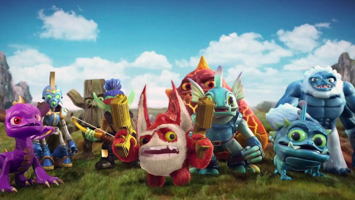 Skylanders Giants - Ankündigungs-Trailer zeit erste Spielszenen + Action-Figuren