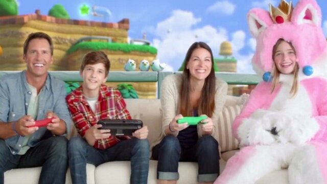 Super Mario 3D World - TV-Werbespot versammelt Familie vor der Wii U