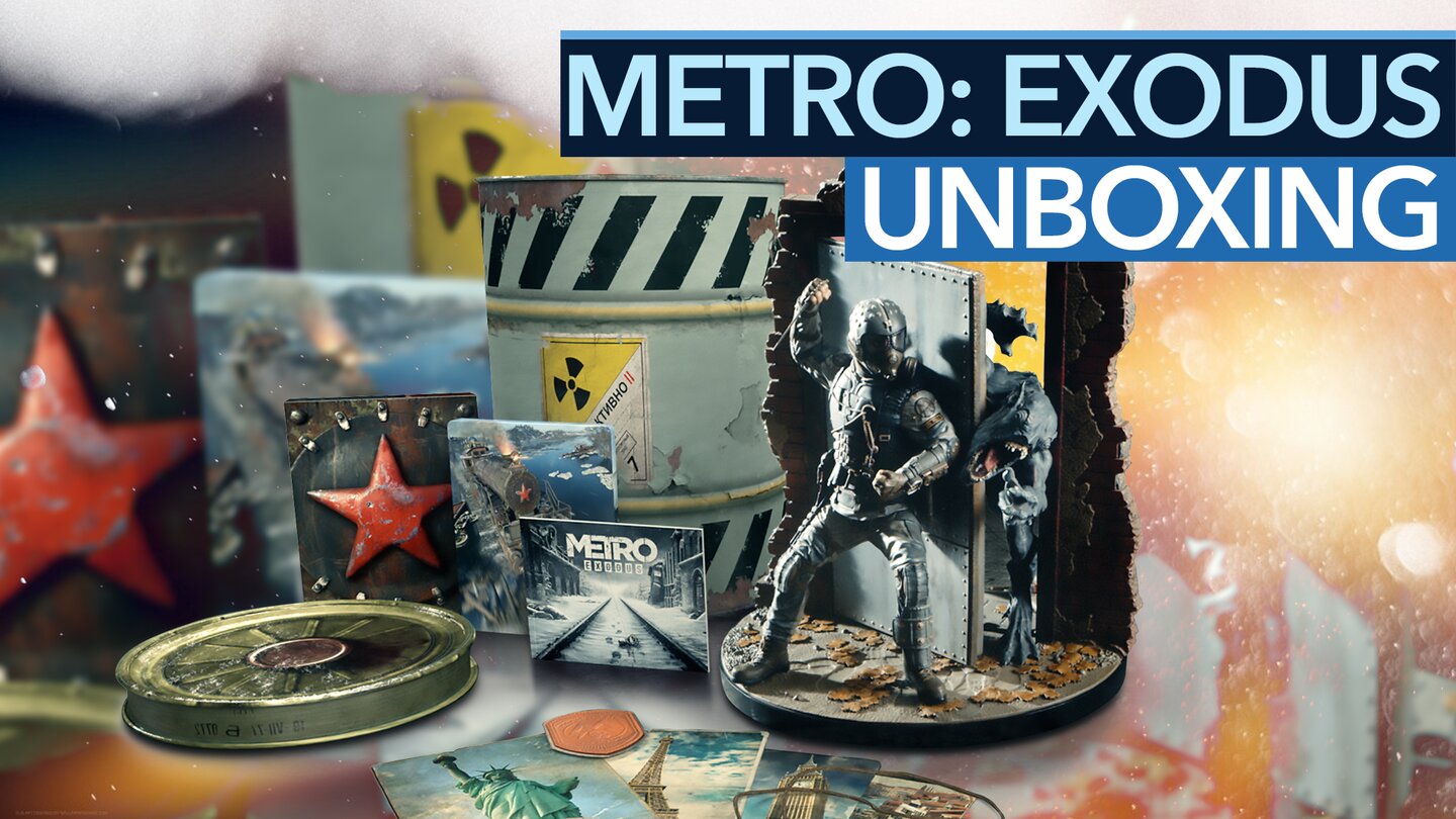 Metro: Exodus Spartan Edition Unboxing - Video: Das steckt in der Atommülltonne