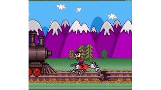 Dudley Do-right of the Mounties minigame