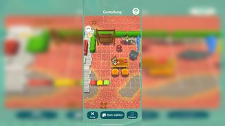 Animal Crossing: Pocket CampDas Platzieren einzelner Objekte ist einfach und intuitiv,
