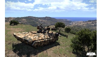 ARMA 3 (2013)Die Kriegssimulation von Bohemia Interactive spielt auf den fiktiven griechischen Inseln Lemnos (im Spiel: Altis) und Stratis, deren 270 km² Terrain detailliert digitalisiert wurde. Zwei Entwickler von Bohemia, die zu diesem Zweck in Griechenland Fotos von militärischen Einrichtungen machten, wurden 128 Tage lang von der griechischen Regierung eingesperrt.