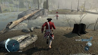 Assassins Creed 3Als Engländer verkleidet verfolgen wir einen Rotrock-General.