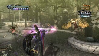 Bayonetta (Switch)Die (Boss-)Kämpfe gehören mit ihrer fulminanten Inszenierung zu den Highlights von Bayonetta.