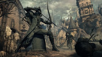 Bloodborne: The Old HuntersWer nicht auf Dark Souls 3 warten will, kann den Bogen auch hier ausprobieren. Zum Beispiel an dem Jäger im Hintergrund.