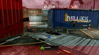 Call of Duty: Black Ops 2 - Multiplayer (Xbox 360)Gemein: Diese Flagge im Herrschafts-Modus auf der Karte »Cargo« ist von allen Seiten einzusehen, und deswegen sehr schwer einzunehmen.
