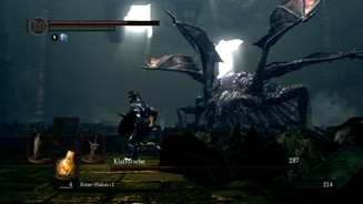 Dark SoulsDas Gefecht mit dem Klaffdrachen stellt wie alle Bosskämpfe das Highlight von Dark Souls dar.