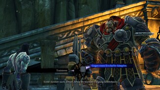 Darksiders 2 (PC)Wer neue Kombos lernen will, muss erstmal einen der Erschaffer bezwingen.