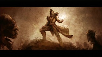 Diablo 3Besonders wichtige Ereignisse innerhalb eines Akts werden mit animierten Zeichnungen untermalt.