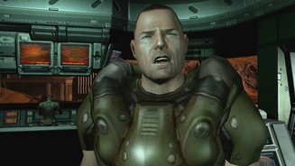 Doom 3 BFG EditionMimik geht anders: Man merkt Doom 3 an, dass es bereits acht Jahre auf dem Buckel hat.