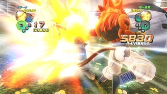 Dragon Ball Z: Ultimate TenkaichiDas Effekt-Feuerwerk erinnert an die Actiongeladenen Kämpfe aus der TV-Serie.