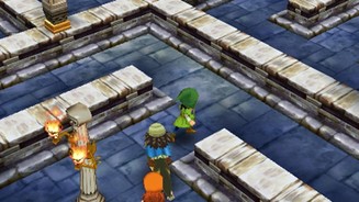 Dragon Quest 7: Fragmente der VergangenheitFalls ihr euch in einem Dungeon verhaspelt, könnt ihr euch mit einem Item oder Zauber hinausteleportieren.