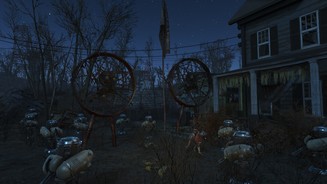 Fallout 4: Nuka-WorldMit etwas neuer Deko sieht unser erster Stützpunkt ein wenig mehr nach Raidern aus.