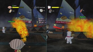 Family Guy: Zurück ins MultiversumDer Flammenwerfer macht kurzen Prozess mit Piraten – aber Achtung, auch mit unserem Mitstreiter.