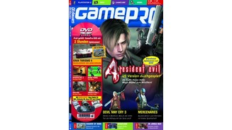 GamePro 032005mit Resident Evil 4-Titelstory und Tests zu Mario Power Tennis, Outlaw Golf 2 und Project Zero 2. Außerdem: Previews zu FIFA Street, Gran Turismo 4 und Time Splitters: Future Perfect.