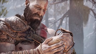 God of WarDie Asche und somit auch der Verlust seiner Frau begleiten Kratos das gesamte Spiel.