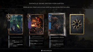 GwentJedes Kartenfass enthält in der Regel vier gewöhnliche Karten, in seltenen Fällen sind manche davon auch seltener.