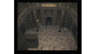 After solving the book puzzle in the library, the path to the projector room will open