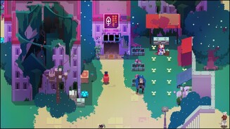 Hyper Light Drifter
In der zentralen Stadt kaufen wir für gesammelte Energiekerne neue Fähigkeiten.