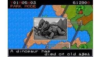 Oh, no! Your dinosaur died! Expect to see your dinosaurs dying from various causes throughout the game
